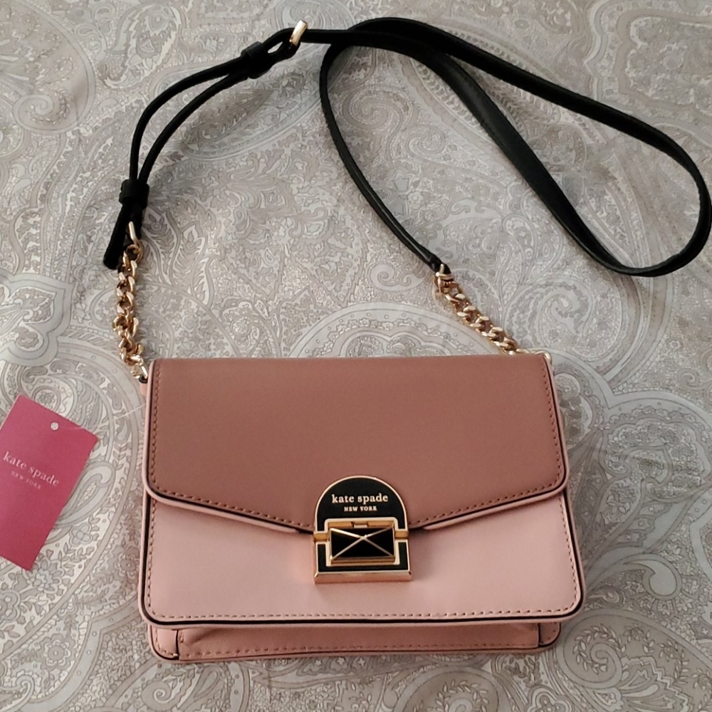 NWT Kate Spade pink crossbody adjustable s…